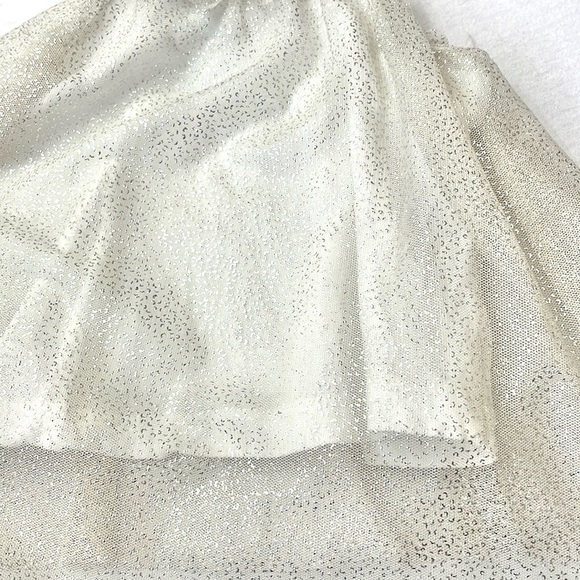 Zara Girls Silver Speckled Sleeveless Top, Size 5 - Picture 6 of 6
